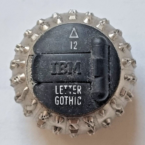 Kugelkopf von ibm 12 letter - kugelkopf,