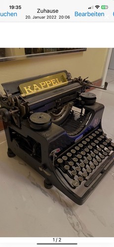 Schreibmaschine kappel - schreibmaschine,